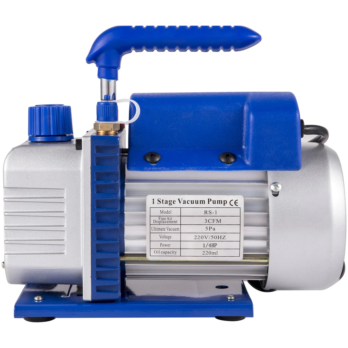 Pompe à vide de réfrigération à un étage 3CFM 1/4HP