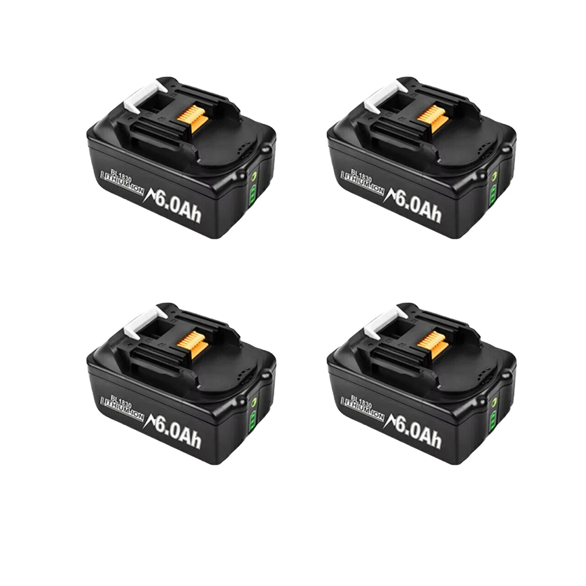 Batterie Rechargeable  LXT400 18V 6.0Ah  compatible Makita BL1830 BL1850 BL1880 BL1860B avec ou sans chargeur.