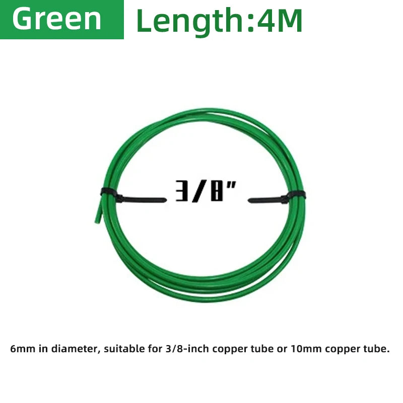 Tuyau de cintrage intérieure en plastique pour cuivre en 1/4 "-3/8"-1/2 "-5/8 "-3/4"- 7/8".