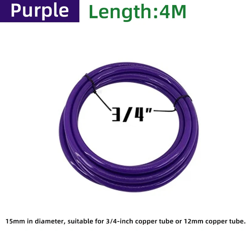 Tuyau de cintrage intérieure en plastique pour cuivre en 1/4 "-3/8"-1/2 "-5/8 "-3/4"- 7/8".
