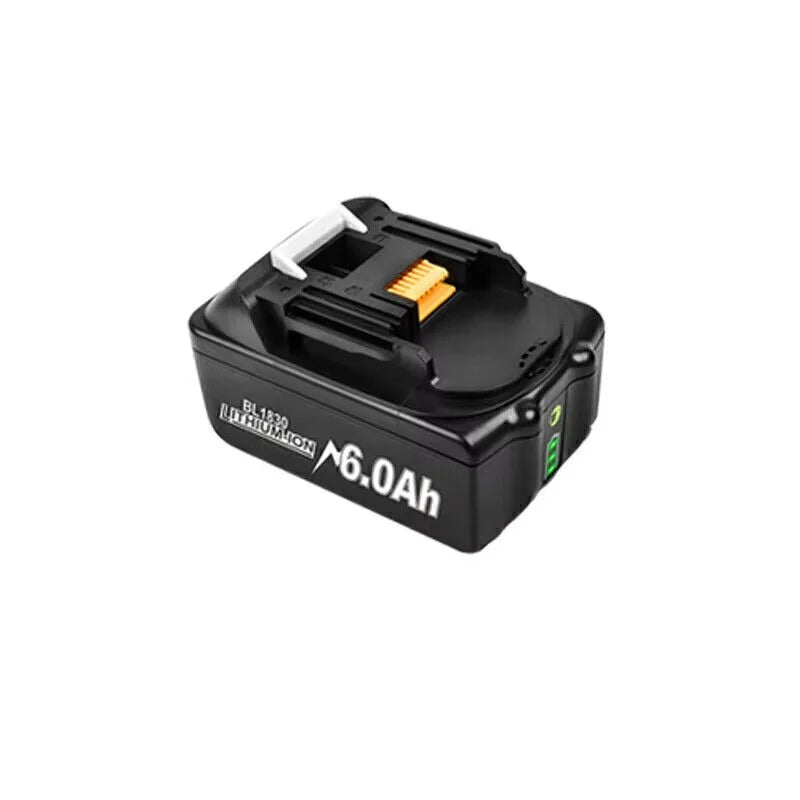 Batterie Rechargeable  LXT400 18V 6.0Ah  compatible Makita BL1830 BL1850 BL1880 BL1860B avec ou sans chargeur.