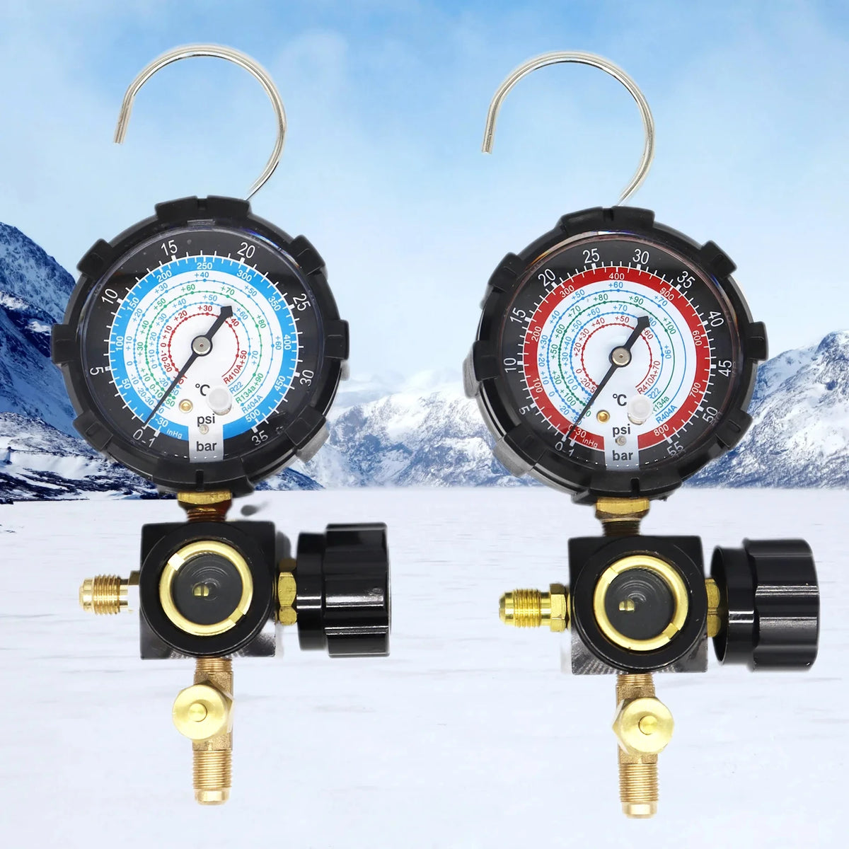 Manomètre pour climatisation et réfrigération