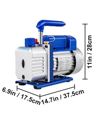Pompe à vide de réfrigération à un étage 3CFM 1/4HP