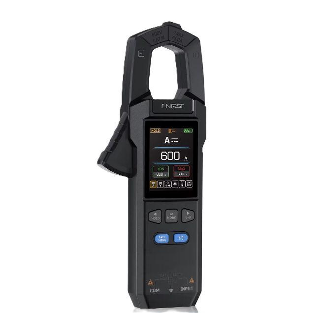 Pince Multimètre FNIRSI DMC‑100 600A – Testeur TRMS 10000 Points pour Électriciens